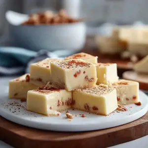 Eggnog Fudge