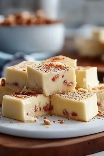 Eggnog Fudge