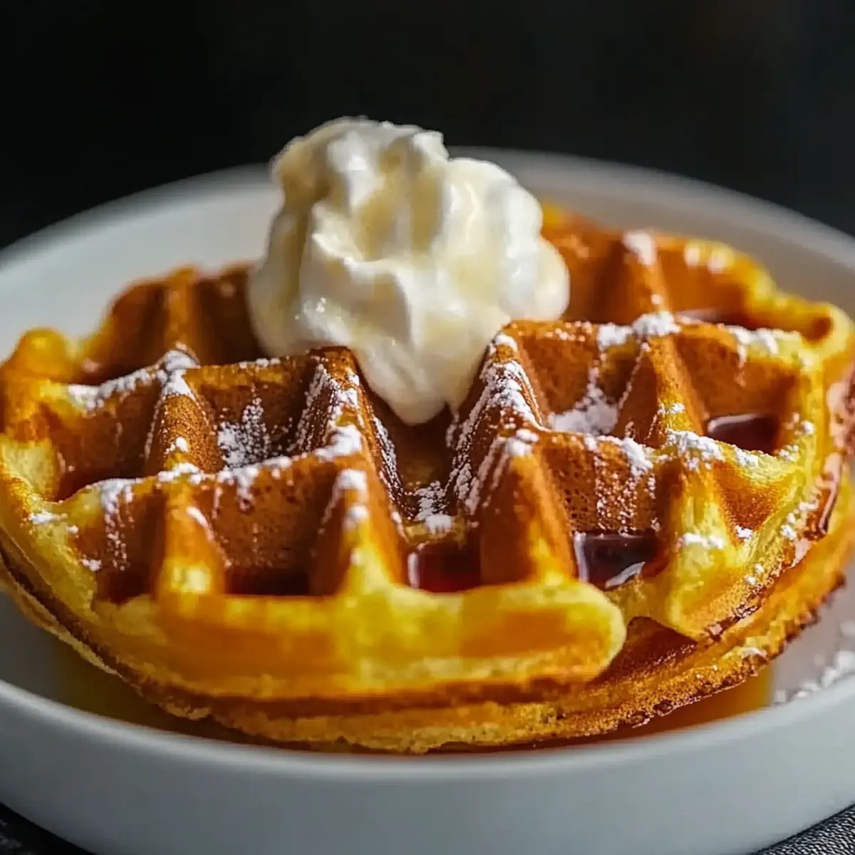 Gluten Free Sweet Potato Waffles