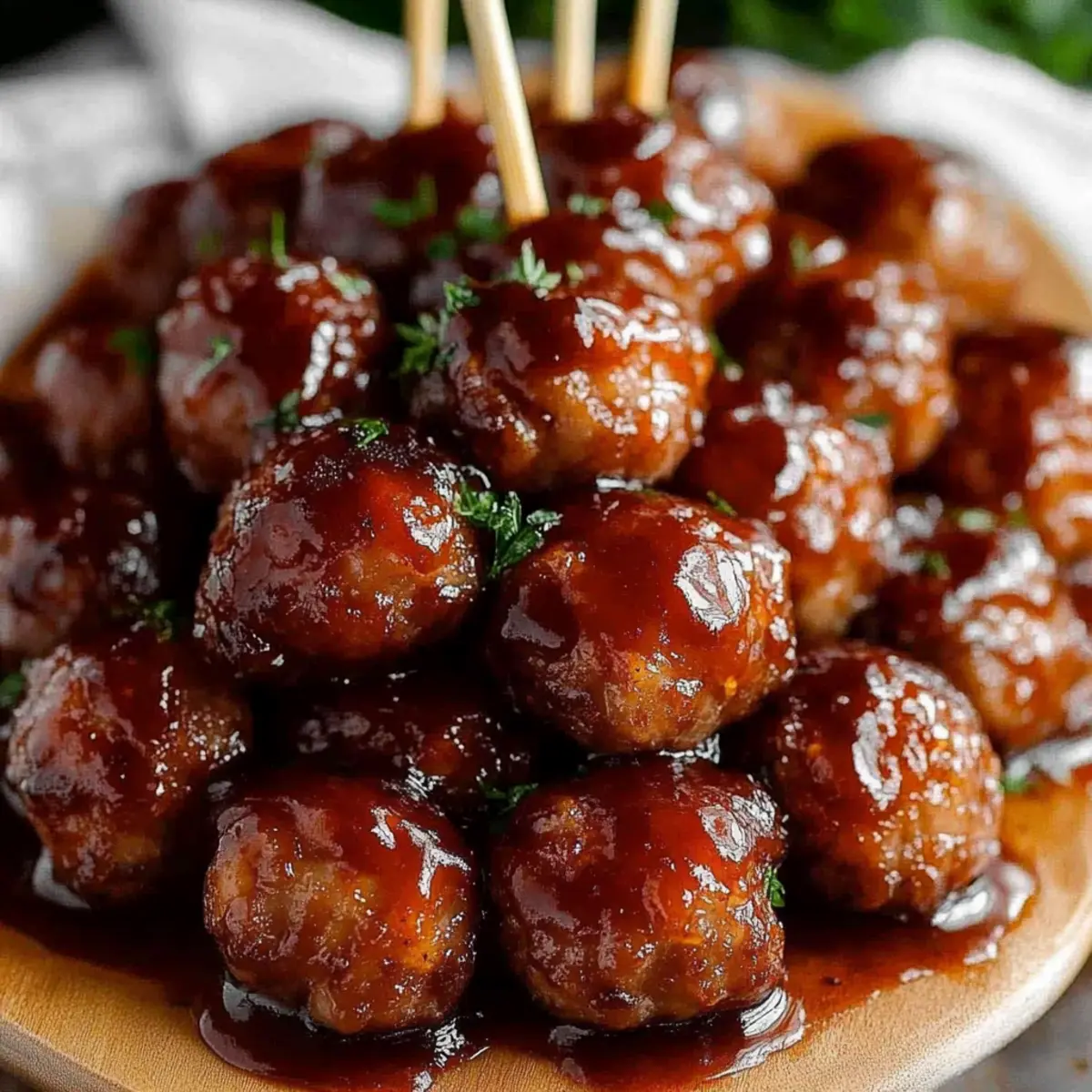 Grape Jelly Sausage Meatballs