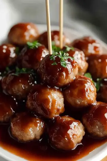 Grape Jelly Sausage Meatballs