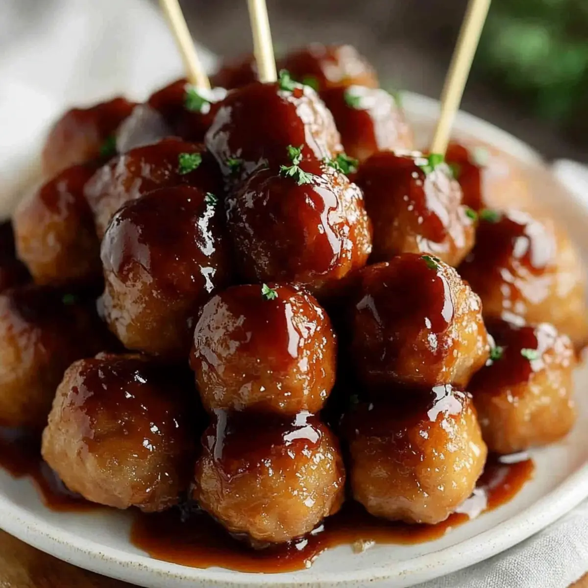 Grape Jelly Sausage Meatballs