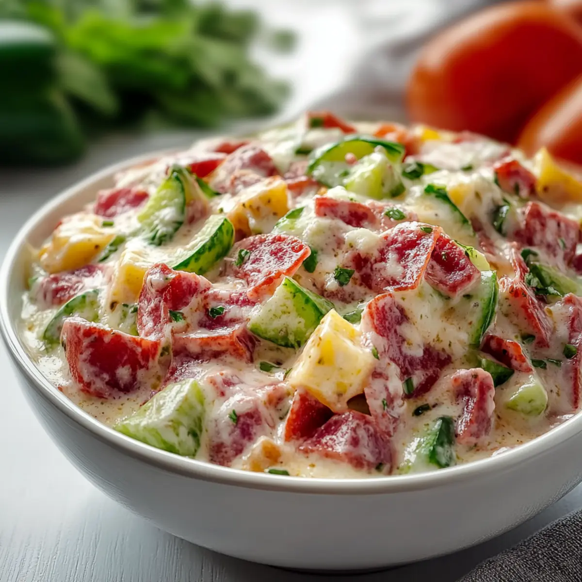 Keto Sub In A Tub Dip