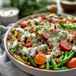 Protein Packed Mediterranean Lentil Salad