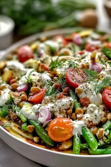 Protein Packed Mediterranean Lentil Salad