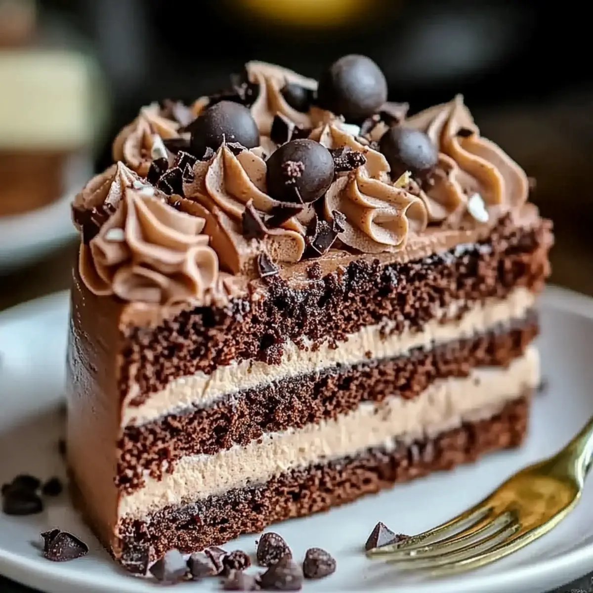 Rich Coffee Chocolate Cake