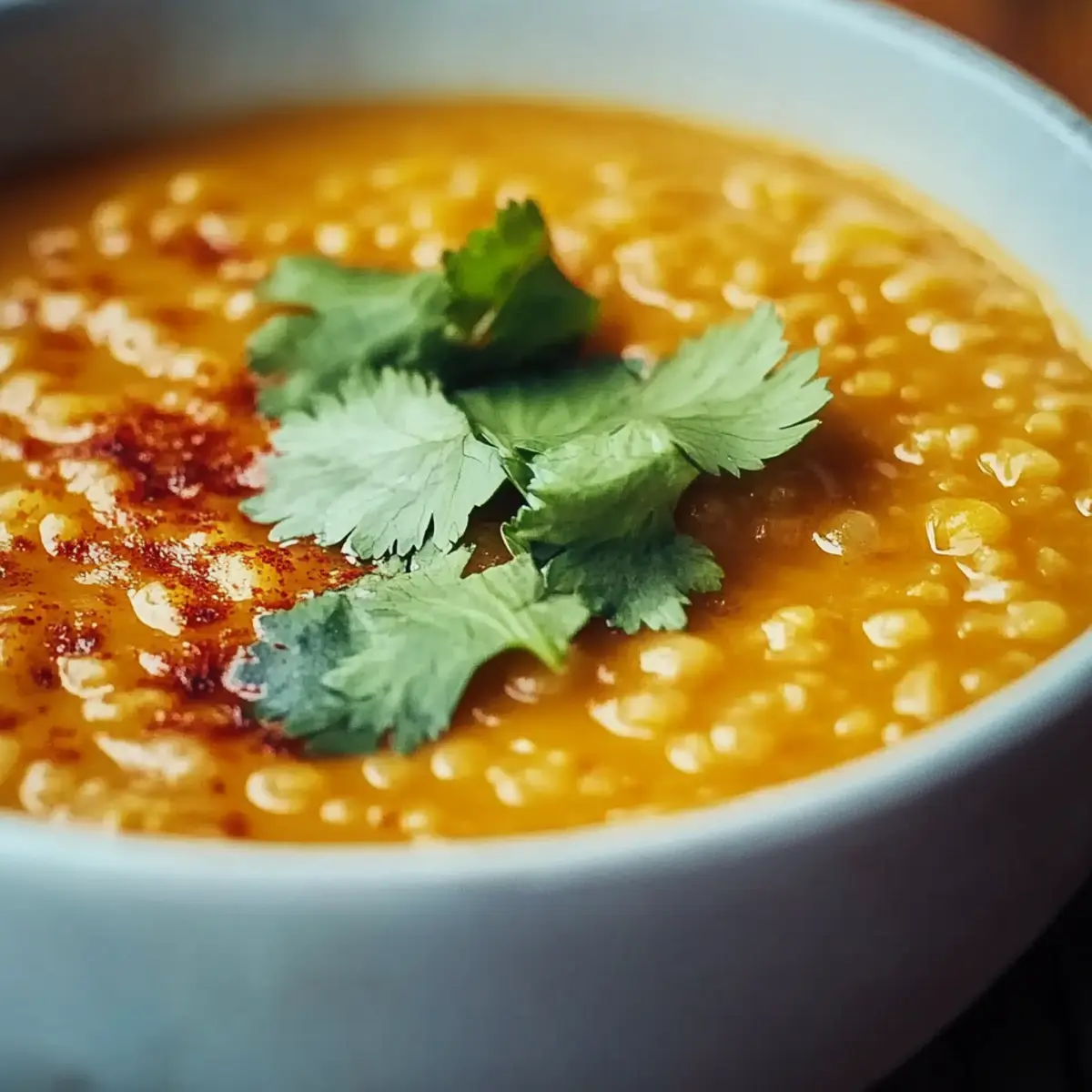 Thai Coconut Red Lentil Soup