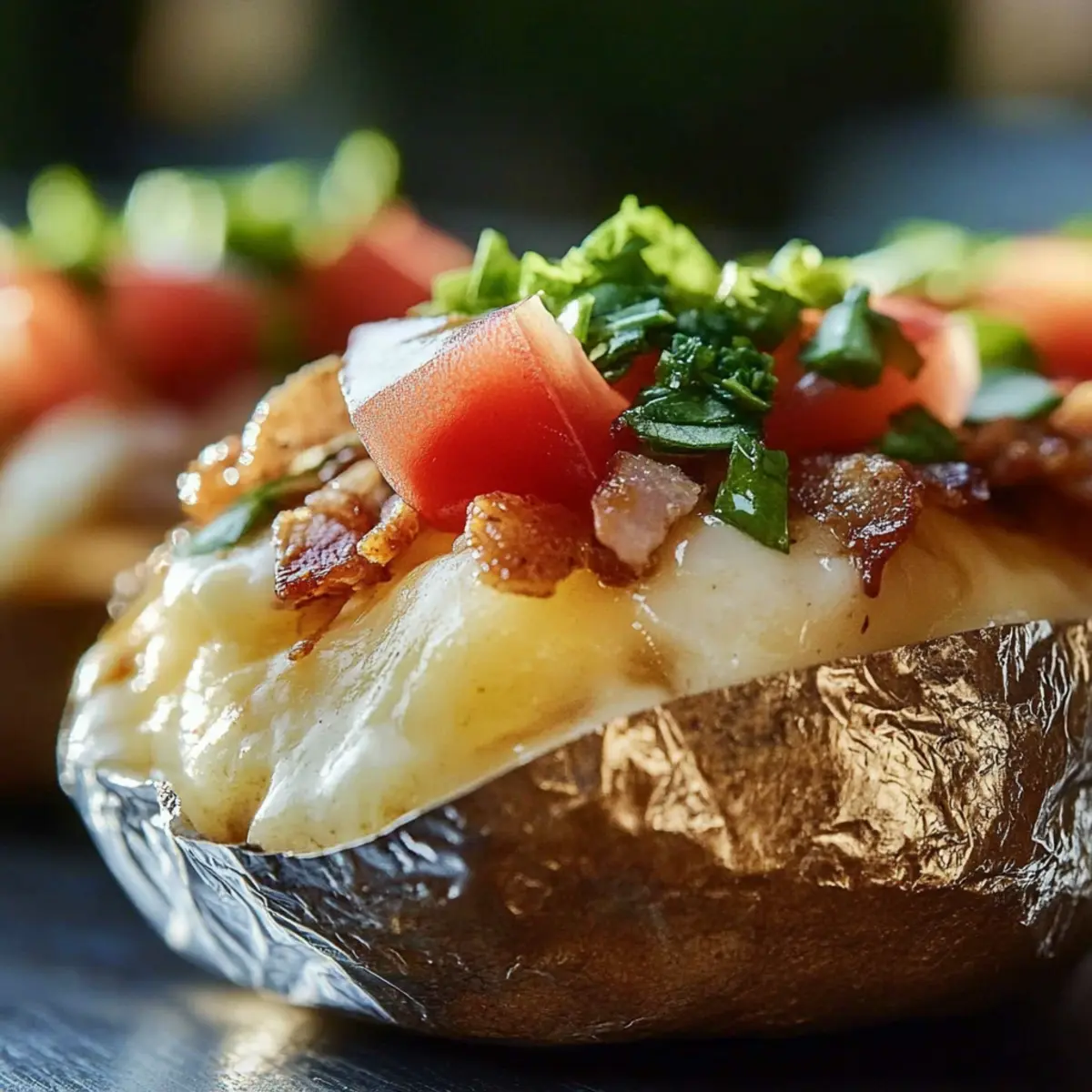 Baked Potatoes on the Blackstone Griddle