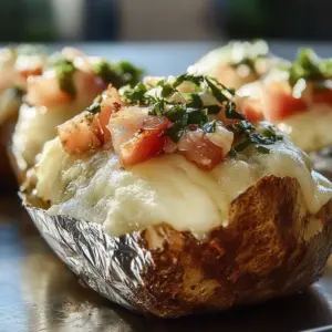 Baked Potatoes on the Blackstone Griddle