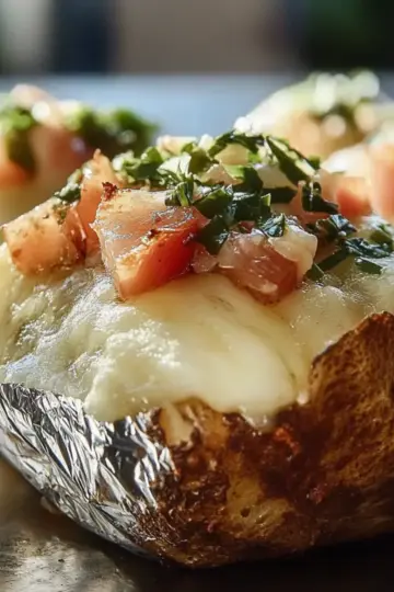 Baked Potatoes on the Blackstone Griddle