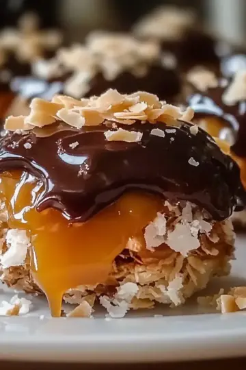 No-Bake Samoa Cookie Bites