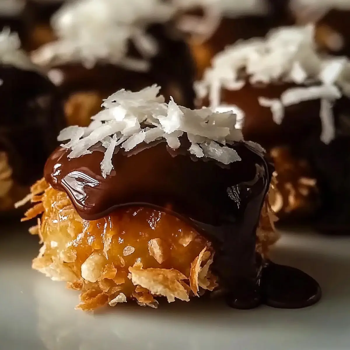 No-Bake Samoa Cookie Bites